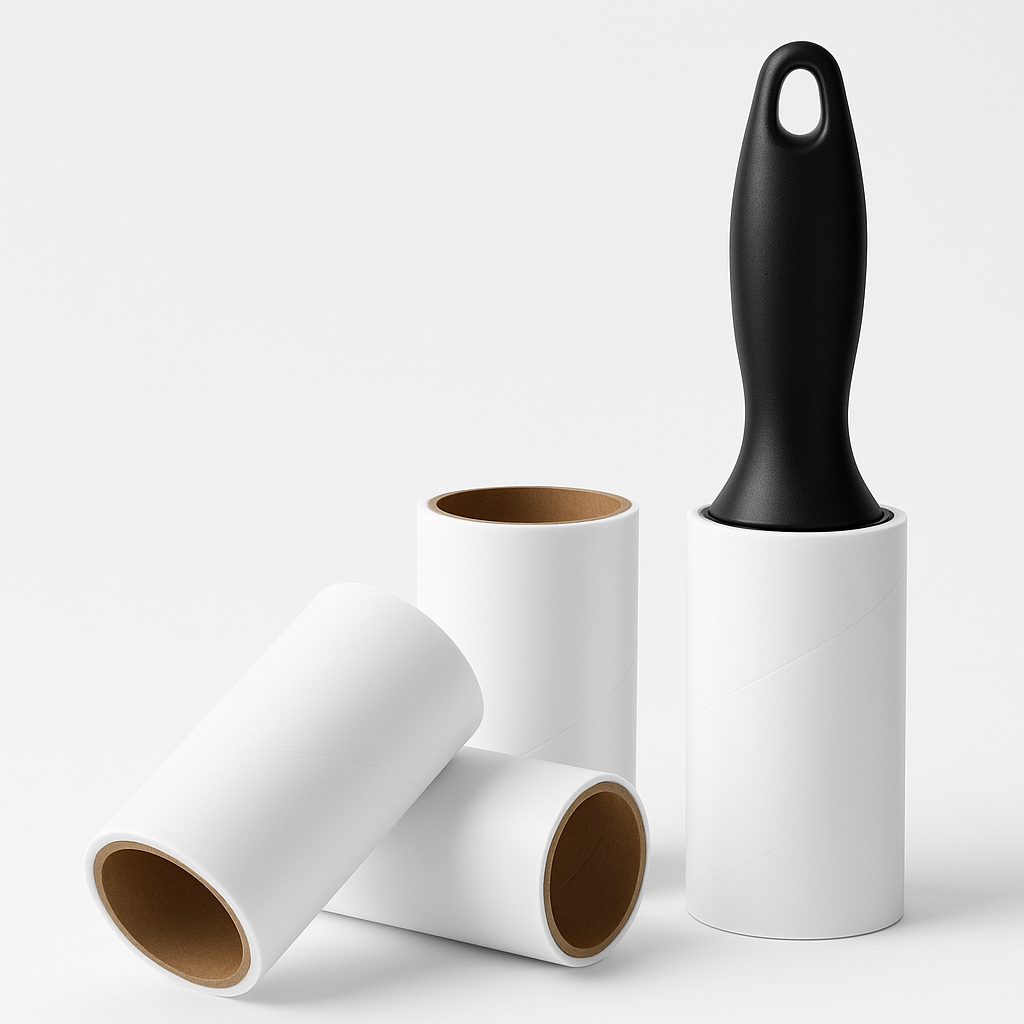 Rouleau Adhésif Anti-Poils pour Vêtements